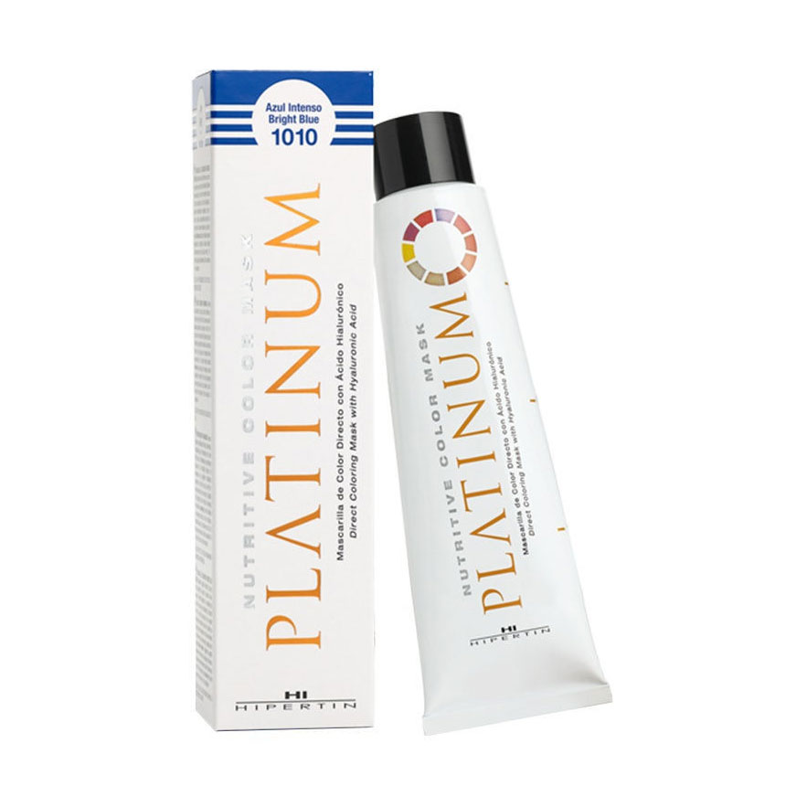 Тонувальна маска для волосся Hipertin Platinum Nutritive Color Mask з гіалуроновою кислотою, 1010 Intense Blue, 100 мл