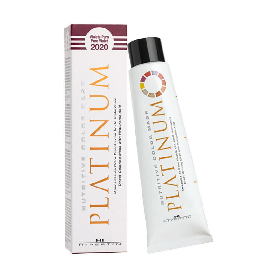 Тонувальна маска для волосся Hipertin Platinum Nutritive Color Mask з гіалуроновою кислотою, 2020 Pure Violet, 100 мл